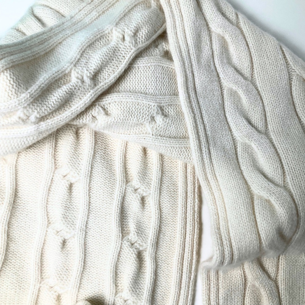 NWT Loro Piana Napier Scarf | Baby Cashmere | White Snow | Original Packaging - Picture 4 of 16